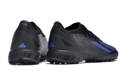 Adidas X Crazyfast.1 TF Artificial Turf Soccer Shoes - Black/Blue