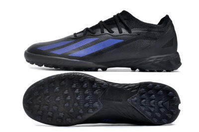 Adidas X Crazyfast.1 TF Artificial Turf Soccer Shoes - Black/Blue