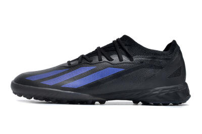 Adidas X Crazyfast.1 TF Artificial Turf Soccer Shoes - Black/Blue