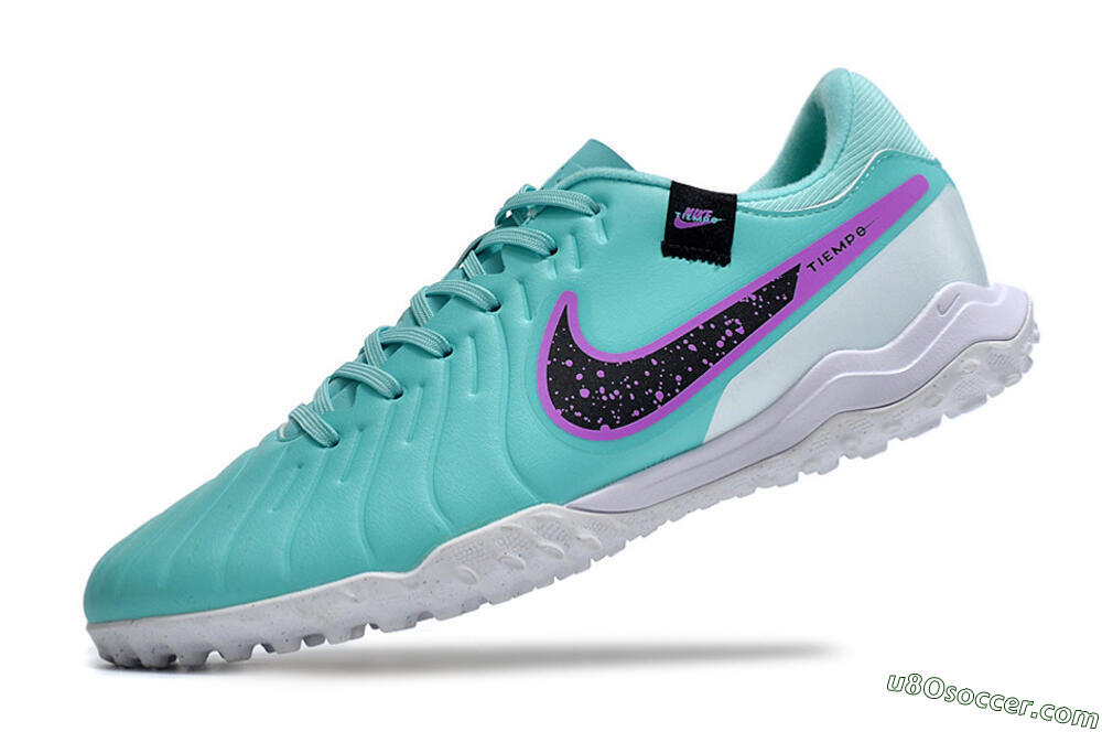 Nike Tiempo Legend 10 Academy TF Artificial Turf Soccer Shoes - Blue/Purple/White 5