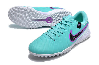 Nike Tiempo Legend 10 Academy TF Artificial Turf Soccer Shoes - Blue/Purple/White