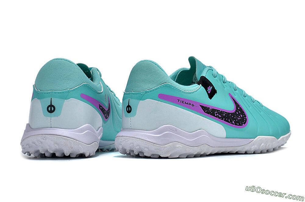Nike Tiempo Legend 10 Academy TF Artificial Turf Soccer Shoes - Blue/Purple/White 6