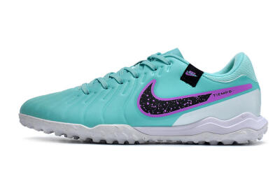 Nike Tiempo Legend 10 Academy TF Artificial Turf Soccer Shoes - Blue/Purple/White