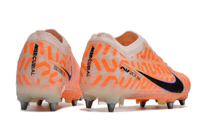 Nike Air Zoom Mercurial Vapor XV Elite SG Soft Ground Soccer Cleats - Orange/Black/Purple