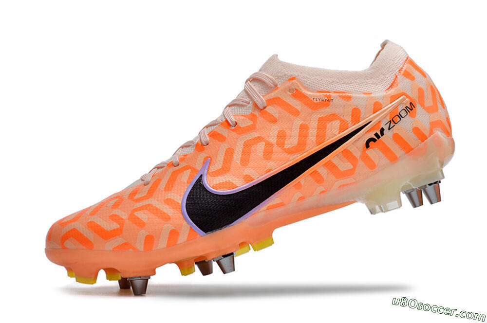 Nike Air Zoom Mercurial Vapor XV Elite SG Soft Ground Soccer Cleats - Orange/Black/Purple 5