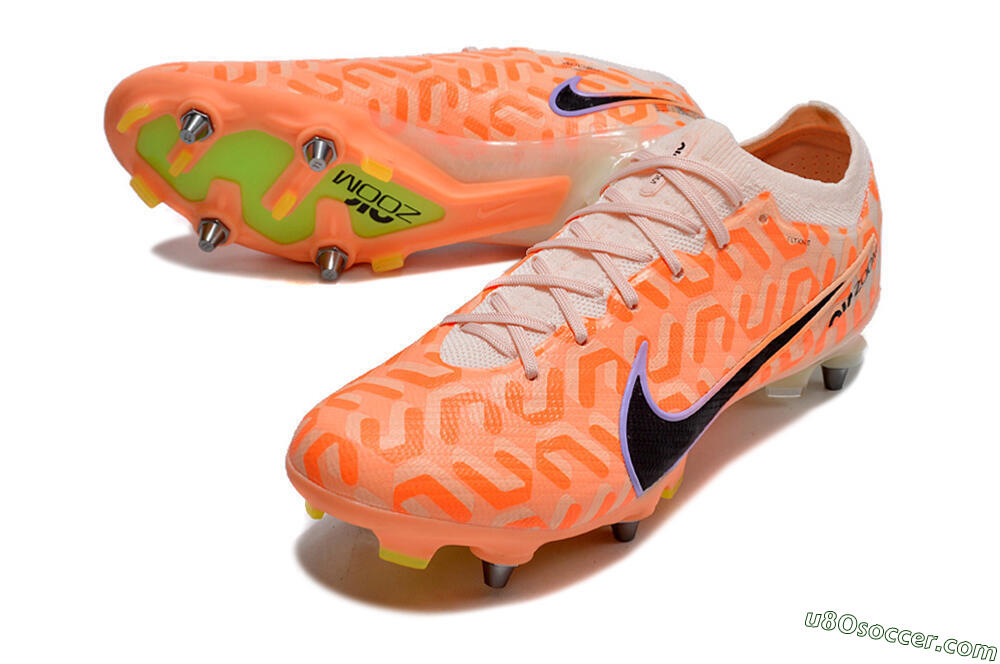 Nike Air Zoom Mercurial Vapor XV Elite SG Soft Ground Soccer Cleats - Orange/Black/Purple 3