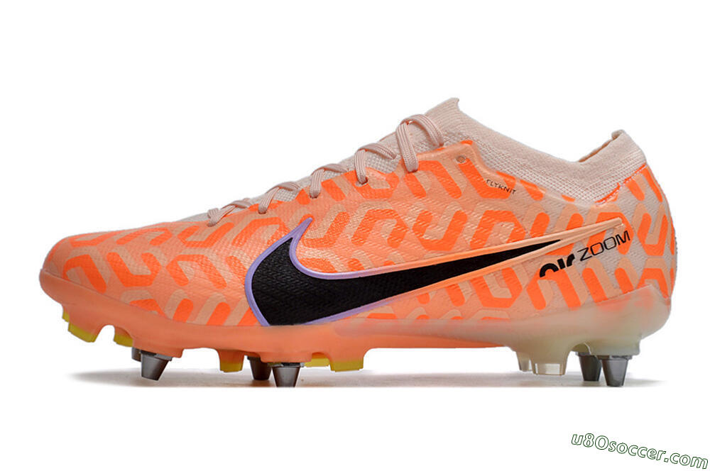 Nike Air Zoom Mercurial Vapor XV Elite SG Soft Ground Soccer Cleats - Orange/Black/Purple 2