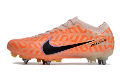 Nike Air Zoom Mercurial Vapor XV Elite SG Soft Ground Soccer Cleats - Orange/Black/Purple