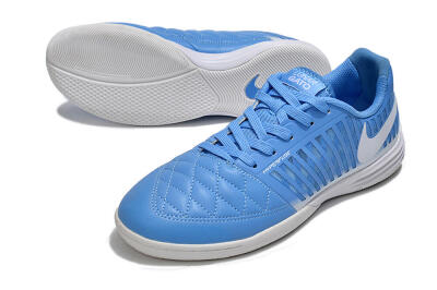 Nike Lunar Gato 2 IC Indoor & Futsal Soccer Shoes - Blue/White