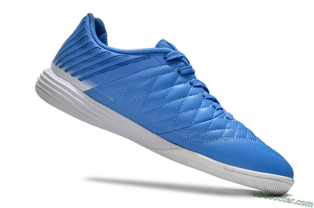 Nike Lunar Gato 2 IC Indoor & Futsal Soccer Shoes - Blue/White 5