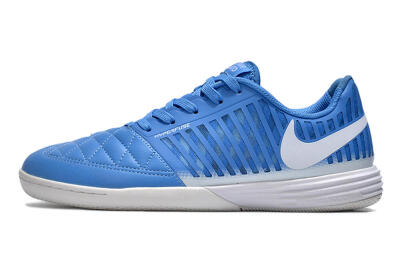 Nike Lunar Gato 2 IC Indoor & Futsal Soccer Shoes - Blue/White