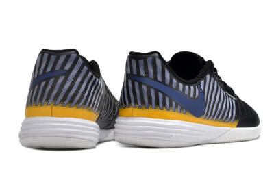 Nike Lunar Gato 2 IC Indoor & Futsal Soccer Shoes - Black/White/Yellow
