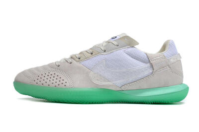 Nike StreetGato IC Indoor & Futsal Soccer Shoes - Grey/White/Green