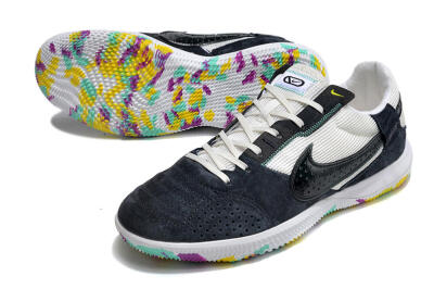 Nike StreetGato IC Indoor & Futsal Soccer Shoes - Black/White