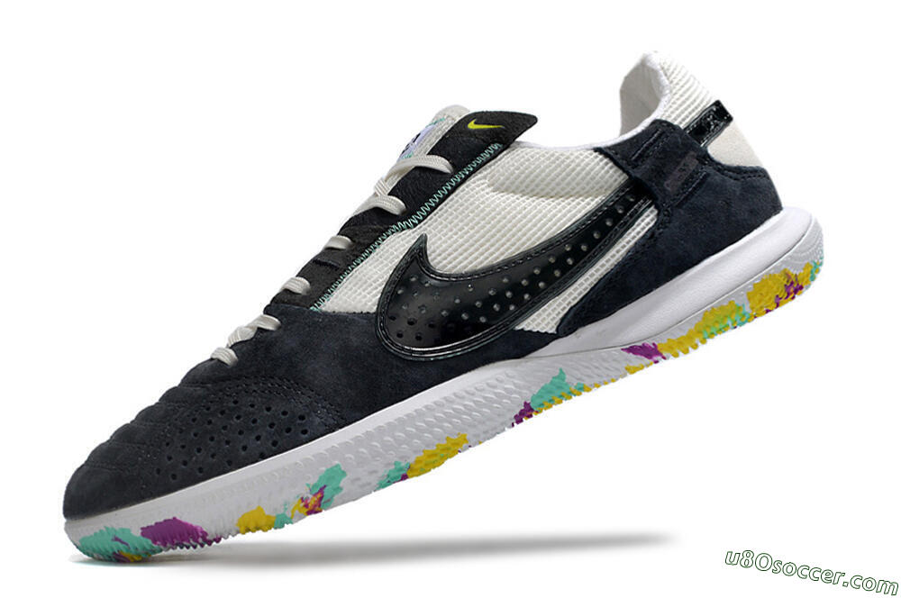 Nike StreetGato IC Indoor & Futsal Soccer Shoes - Black/White 6