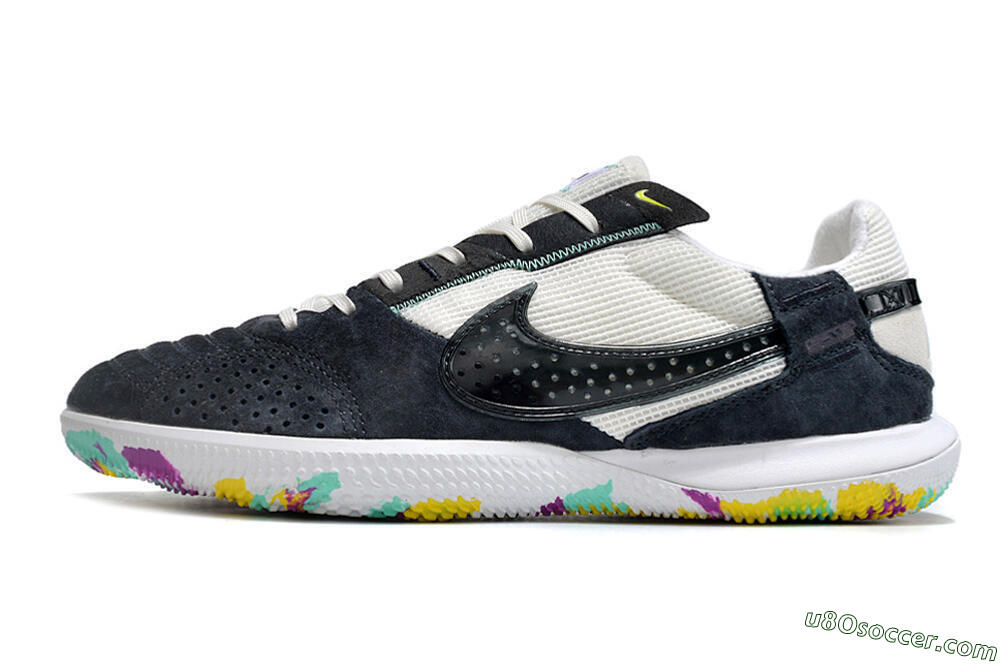 Nike StreetGato IC Indoor & Futsal Soccer Shoes - Black/White 2