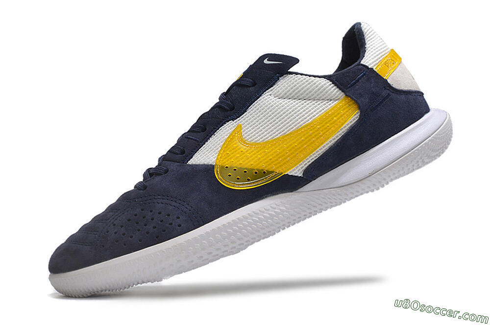 Nike StreetGato IC Indoor & Futsal Soccer Shoes - Blue/Yellow/White 6