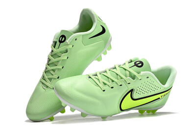 Nike Tiempo Legend 9 Academy AG Artificial Grass Soccer Cleats - Green/Black/Yellow