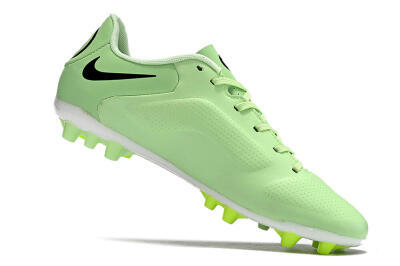Nike Tiempo Legend 9 Academy AG Artificial Grass Soccer Cleats - Green/Black/Yellow