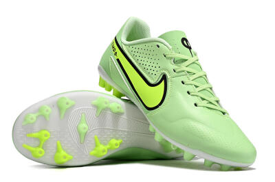 Nike Tiempo Legend 9 Academy AG Artificial Grass Soccer Cleats - Green/Black/Yellow
