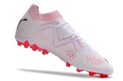 Puma Future Ultimate MG Multi Ground Soccer Cleats - White/Red/Black