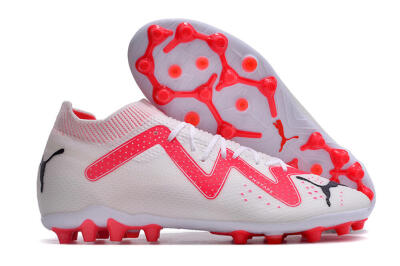 Puma Future Ultimate MG Multi Ground Soccer Cleats - White/Red/Black