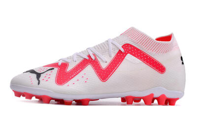 Puma Future Ultimate MG Multi Ground Soccer Cleats - White/Red/Black