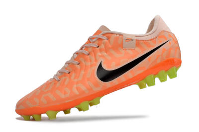 Nike Tiempo Legend 10 Academy AG Artificial Grass Soccer Cleats - Orange/Pink/Black