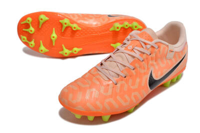 Nike Tiempo Legend 10 Academy AG Artificial Grass Soccer Cleats - Orange/Pink/Black