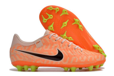 Nike Tiempo Legend 10 Academy AG Artificial Grass Soccer Cleats - Orange/Pink/Black