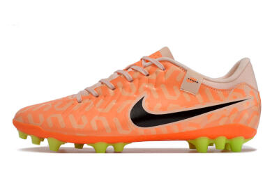 Nike Tiempo Legend 10 Academy AG Artificial Grass Soccer Cleats - Orange/Pink/Black