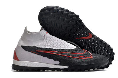 Nike Phantom GX Elite DF Link TF Artificial Turf Soccer Shoes - White/Black/Red