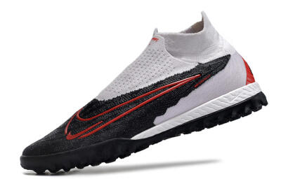 Nike Phantom GX Elite DF Link TF Artificial Turf Soccer Shoes - White/Black/Red