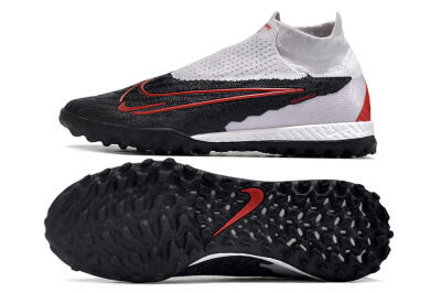 Nike Phantom GX Elite DF Link TF Artificial Turf Soccer Shoes - White/Black/Red
