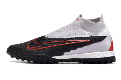 Nike Phantom GX Elite DF Link TF Artificial Turf Soccer Shoes - White/Black/Red