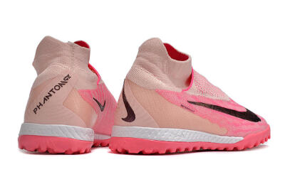 Nike Phantom GX Elite DF Link TF Artificial Turf Soccer Shoes - Pink/Black/White