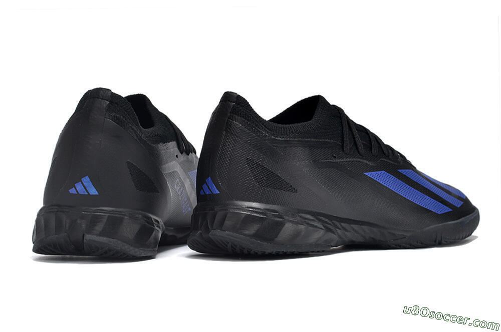 Adidas X Crazyfast.1 IC Indoor & Futsal Soccer Shoes - Black/Blue 6