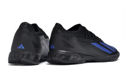 Adidas X Crazyfast.1 IC Indoor & Futsal Soccer Shoes - Black/Blue