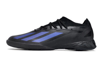 Adidas X Crazyfast.1 IC Indoor & Futsal Soccer Shoes - Black/Blue