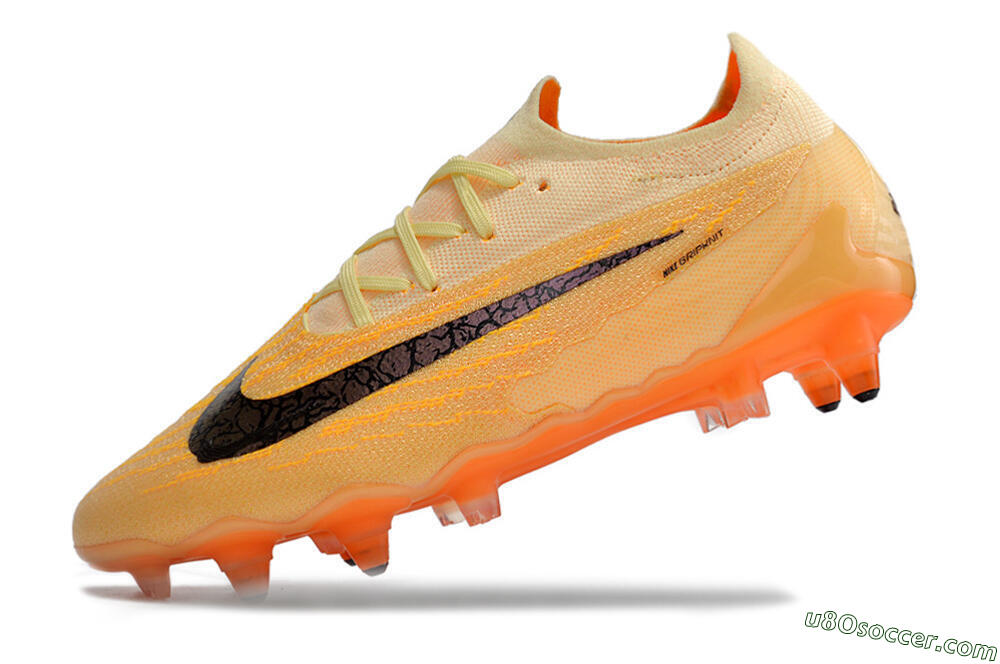 Nike Phantom GX Elite Link Pro SG Soft Ground Soccer Cleats - Orange/Pink/Black 4