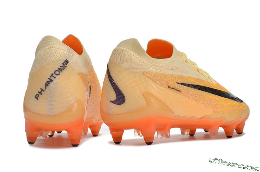 Nike Phantom GX Elite Link Pro SG Soft Ground Soccer Cleats - Orange/Pink/Black 5