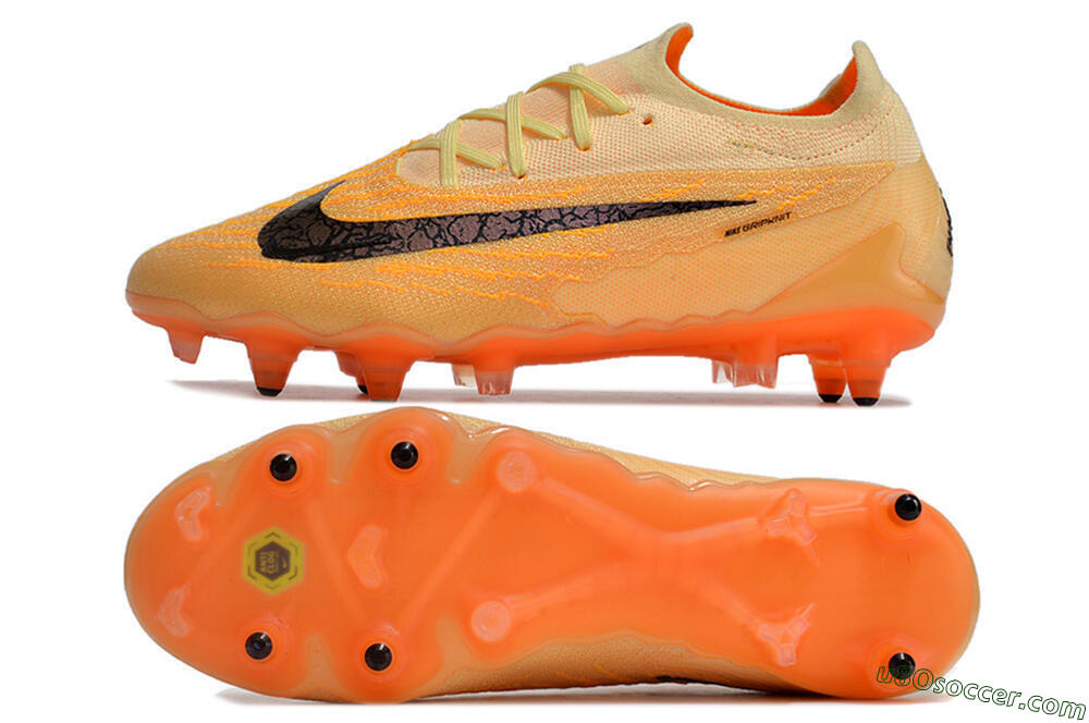 Nike Phantom GX Elite Link Pro SG Soft Ground Soccer Cleats - Orange/Pink/Black 0