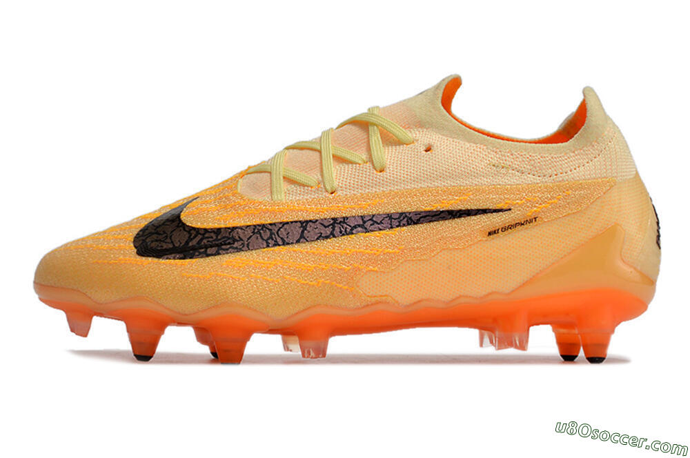 Nike Phantom GX Elite Link Pro SG Soft Ground Soccer Cleats - Orange/Pink/Black 2