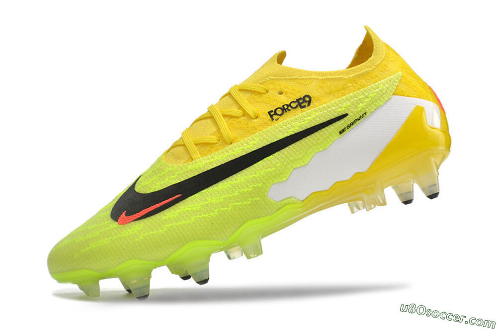 Nike Phantom GX Elite Link Pro SG Soft Ground Soccer Cleats - Yellow/Green/Black/White 5