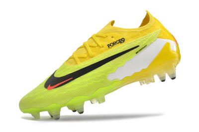 Nike Phantom GX Elite Link Pro SG Soft Ground Soccer Cleats - Yellow/Green/Black/White