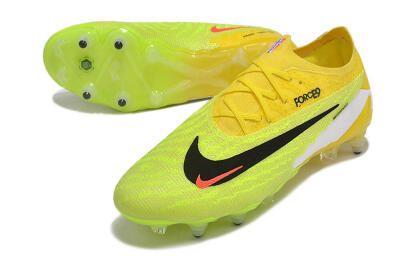 Nike Phantom GX Elite Link Pro SG Soft Ground Soccer Cleats - Yellow/Green/Black/White