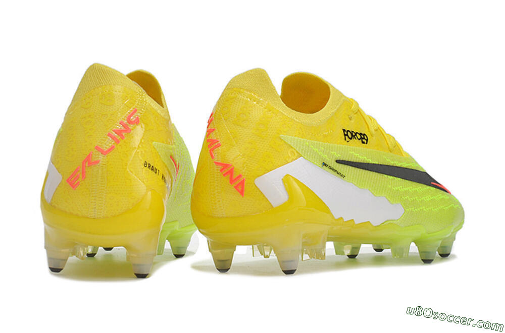 Nike Phantom GX Elite Link Pro SG Soft Ground Soccer Cleats - Yellow/Green/Black/White 6