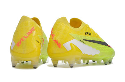 Nike Phantom GX Elite Link Pro SG Soft Ground Soccer Cleats - Yellow/Green/Black/White