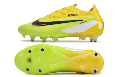 Nike Phantom GX Elite Link Pro SG Soft Ground Soccer Cleats - Yellow/Green/Black/White