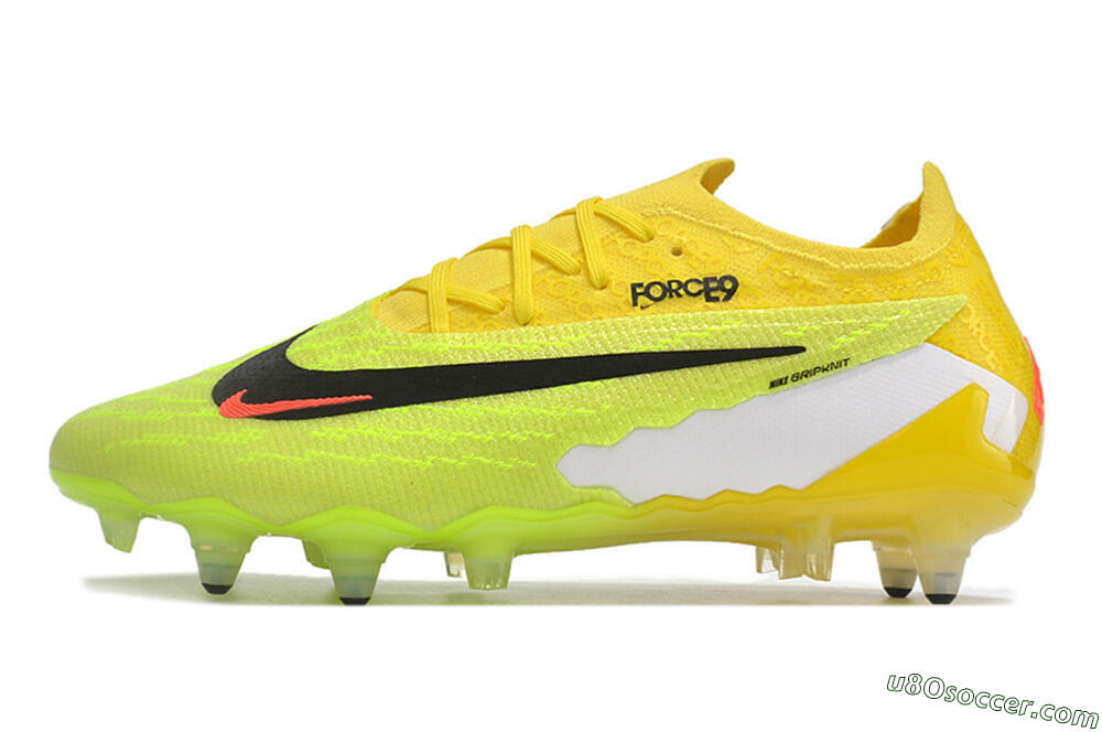 Nike Phantom GX Elite Link Pro SG Soft Ground Soccer Cleats - Yellow/Green/Black/White 2